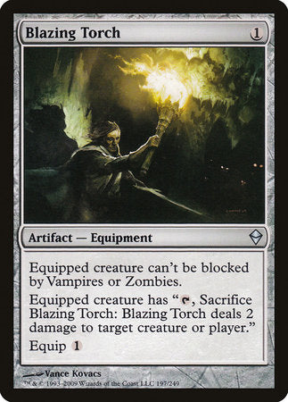 Blazing Torch [Zendikar] | Oasis Games Chile