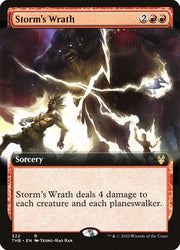 Storm's Wrath (Extended Art) [Theros Beyond Death]