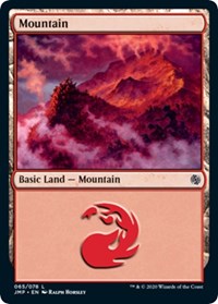 Mountain (65 Goblin) [Jumpstart]
