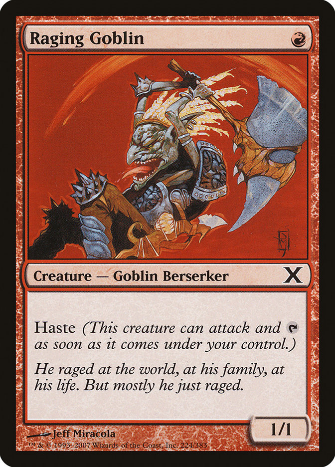 Raging Goblin [Tenth Edition] | Oasis Games Chile