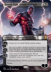 Tevesh Szat, Doom of Fools (Borderless) [Commander Legends]