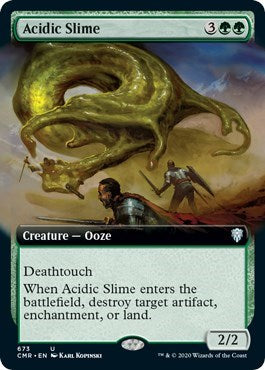Acidic Slime (Extended Art) [Commander Legends]