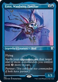 Esior, Wardwing Familiar (Foil Etched) [Commander Legends]
