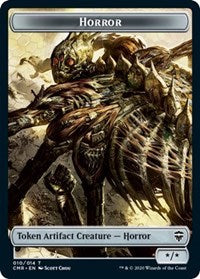 Horror // Thrull Double-sided Token [Commander Legends]