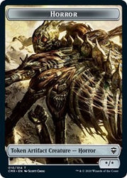 Horror // Thrull Double-sided Token [Commander Legends]