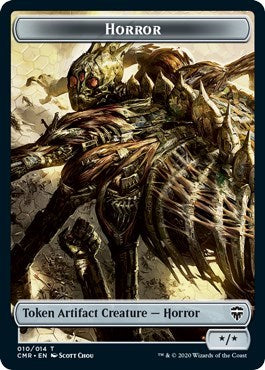 Horror // Thrull Double-sided Token [Commander Legends]