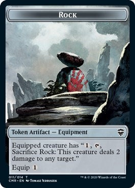 Rock // Soldier Double-sided Token [Commander Legends]