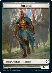Soldier // Zombie Double-sided Token [Commander Legends]