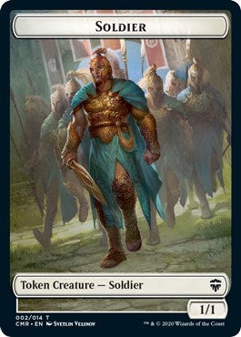 Soldier // Zombie Double-sided Token [Commander Legends]
