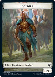 Soldier // Zombie Double-sided Token [Commander Legends]