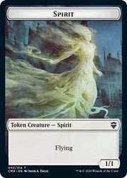Spirit // Thrull Double-sided Token [Commander Legends]