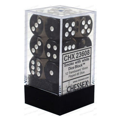 Chessex: D6 Translucent Dice Set - 16mm x 12