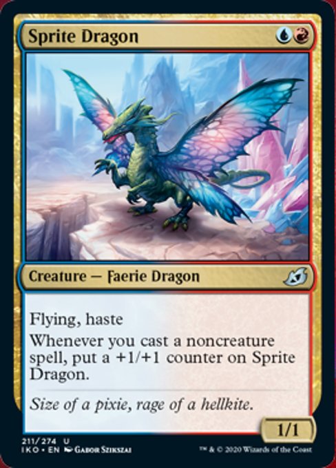 JAPANESE Sprite Dragon [Ikoria: Lair of Behemoths]