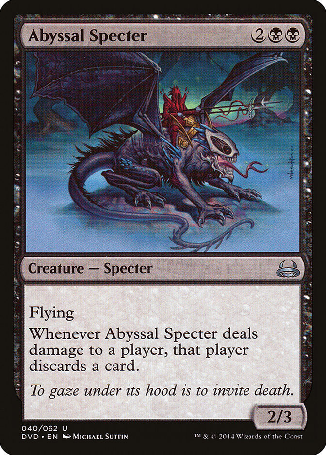 Abyssal Specter (Divine vs. Demonic) [Duel Decks Anthology] | Oasis Games Chile