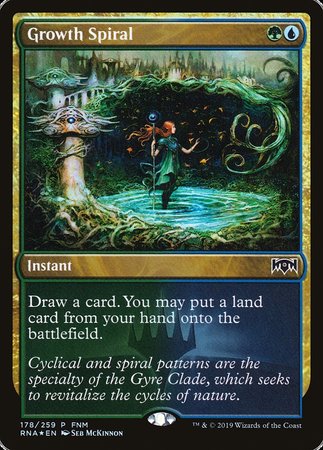 Growth Spiral (FNM Promo) [Ravnica Allegiance Promos]