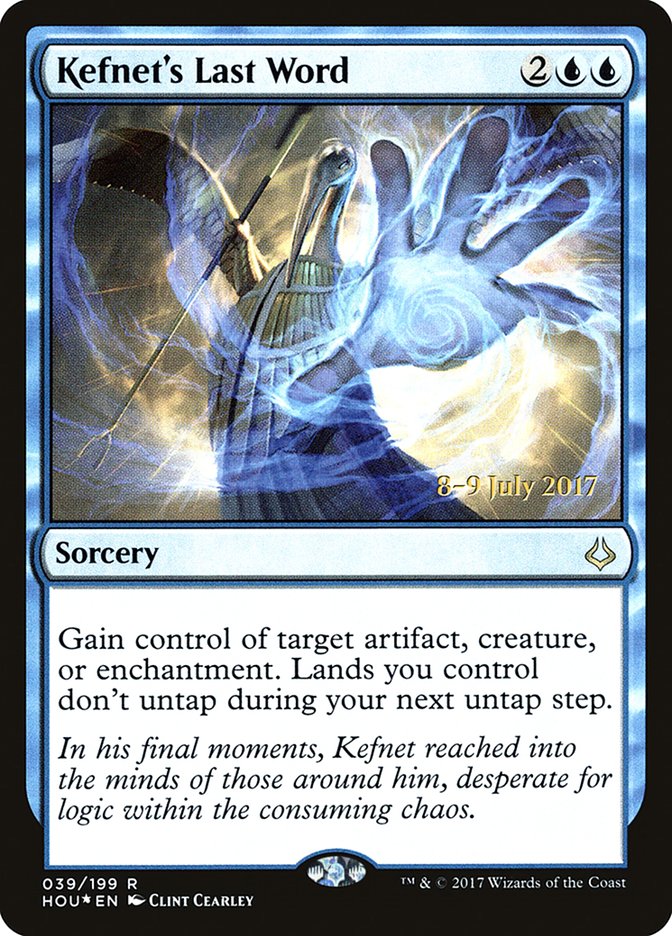 Kefnet's Last Word  [Hour of Devastation Prerelease Promos] | Oasis Games Chile