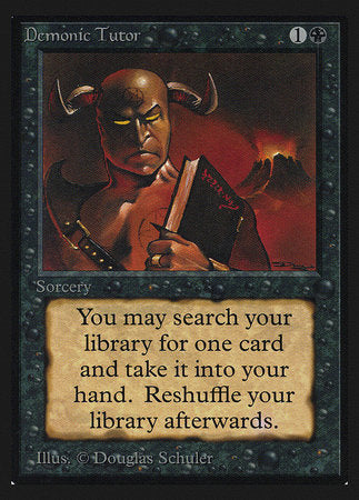 Demonic Tutor (IE) [Intl. Collectorsâ€™ Edition]
