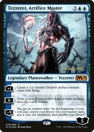 Tezzeret, Artifice Master [Core Set 2019 Promos] | Oasis Games Chile