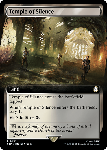 Temple of Silence (Extended Art) (Surge Foil) [Fallout]