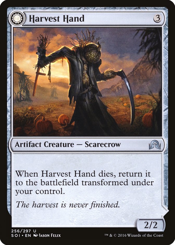Harvest Hand // Scrounged Scythe [Shadows over Innistrad] | Oasis Games Chile