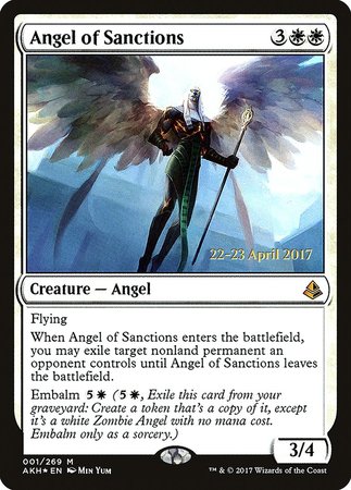 Angel of Sanctions [Amonkhet Promos]