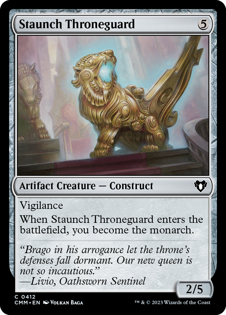 Staunch Throneguard [Commander Masters]