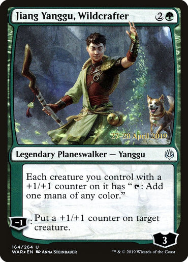 Jiang Yanggu, Wildcrafter  [War of the Spark Prerelease Promos]