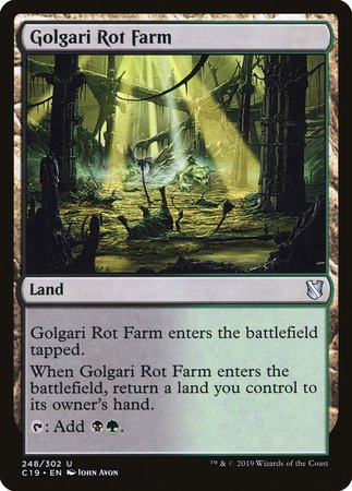 Golgari Rot Farm [Commander 2019]