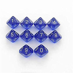 Chessex: Translucent D10 Dice Set