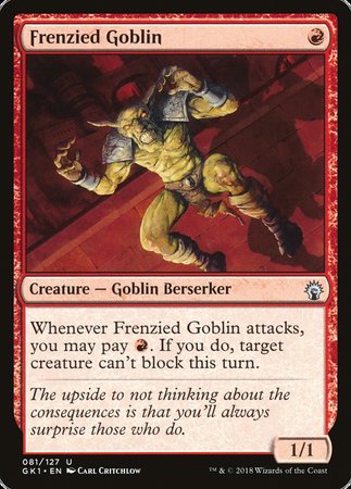 Frenzied Goblin [Guild Kits]