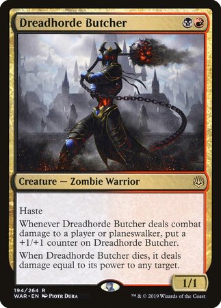 JAPANESE Dreadhorde Butcher [War of the Spark]