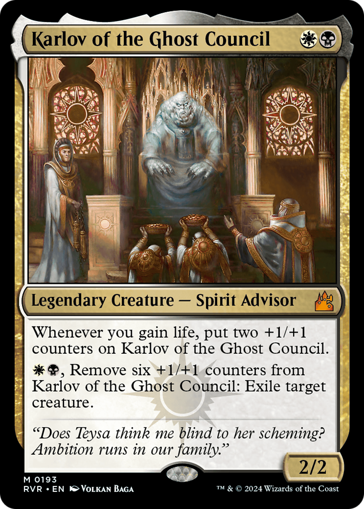 Karlov of the Ghost Council [Ravnica Remastered]
