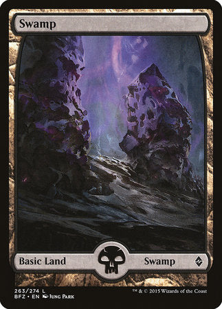 Swamp (263) - Full Art [Battle for Zendikar]