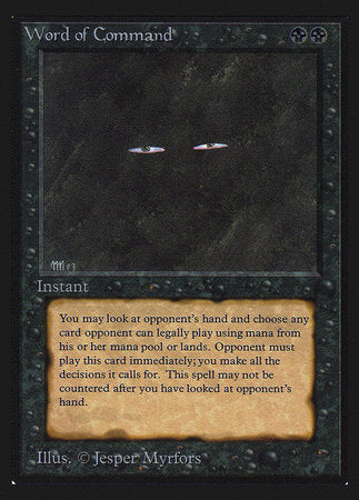 Word of Command (IE) [Intl. Collectorsâ€™ Edition]