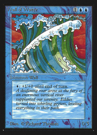 Wall of Water (IE) [Intl. Collectorsâ€™ Edition]