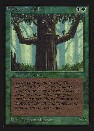 Ironroot Treefolk (IE) [Intl. Collectorsâ€™ Edition]