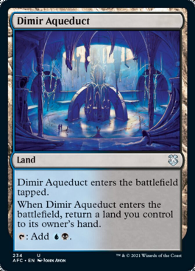 Dimir Aqueduct [Dungeons & Dragons: Adventures in the Forgotten Realms Commander]