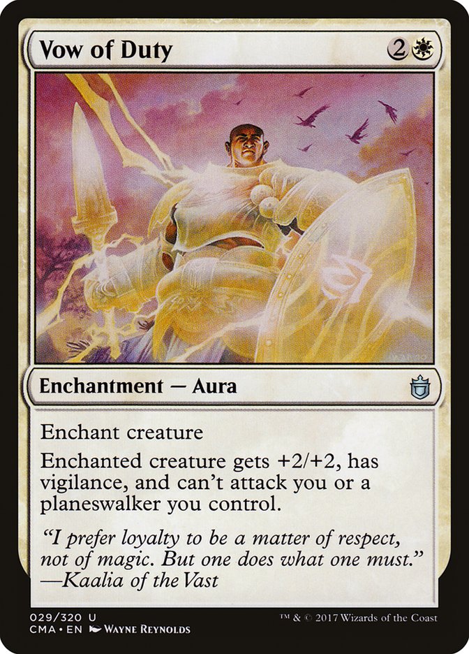 Vow of Duty [Commander Anthology] | Oasis Games Chile