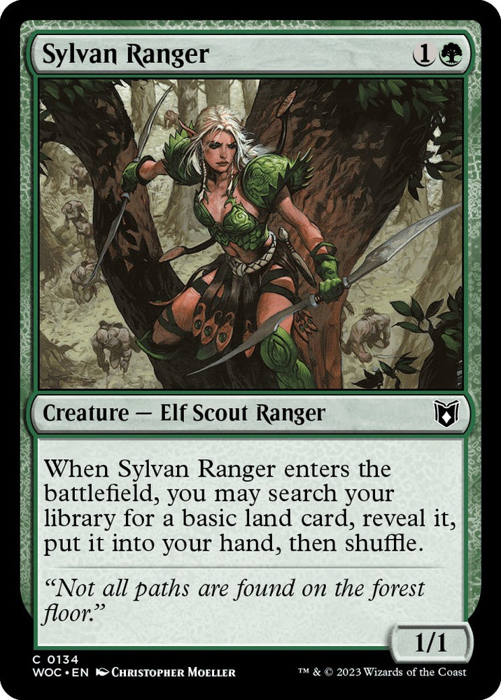 Sylvan Ranger [Wilds of Eldraine Commander]