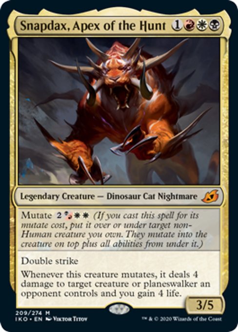 JAPANESE Snapdax, Apex of the Hunt [Ikoria: Lair of Behemoths]