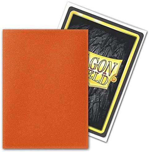 Dragon Shield Matte Sleeve - Tangerine 100ct