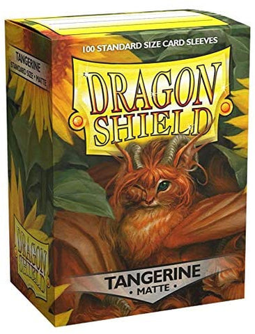 Dragon Shield Matte Sleeve - Tangerine 100ct