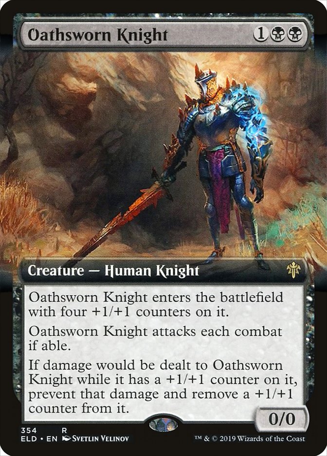 Oathsworn Knight (Extended) [Throne of Eldraine]