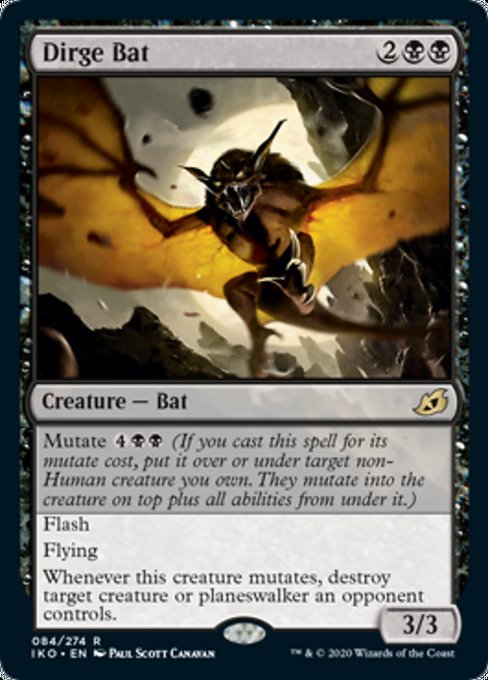 JAPANESE Dirge Bat [Ikoria: Lair of Behemoths]