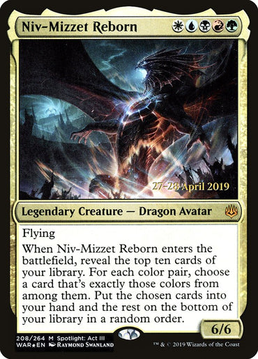 Niv-Mizzet Reborn  [War of the Spark Prerelease Promos]