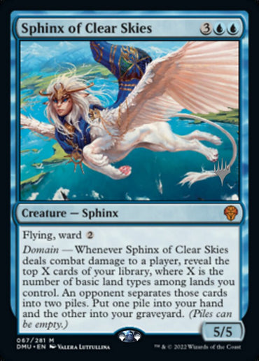 Sphinx of Clear Skies (Promo Pack) [Dominaria United Promos]