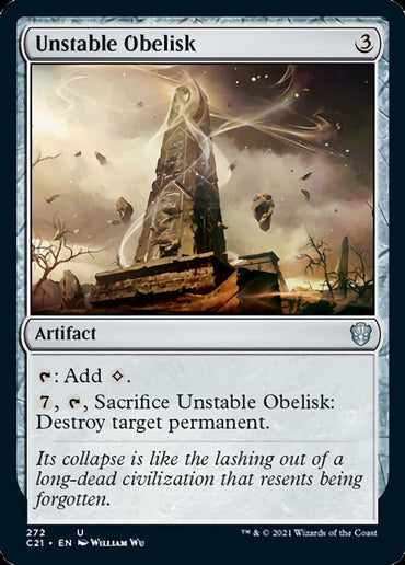 Unstable Obelisk [Commander 2021]
