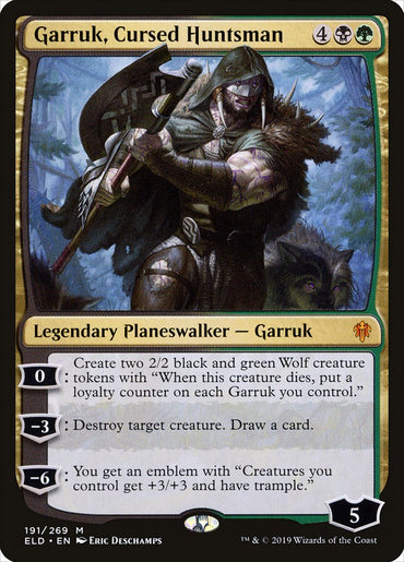 Garruk, Cursed Huntsman [Throne of Eldraine]