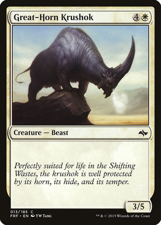 Great-Horn Krushok [Fate Reforged] | Oasis Games Chile