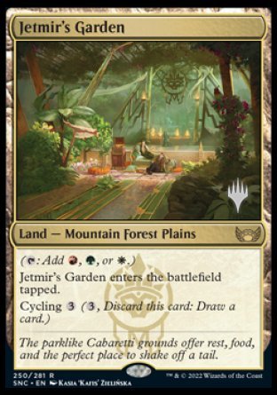 Jetmir's Garden (Promo Pack) [Streets of New Capenna Promos]